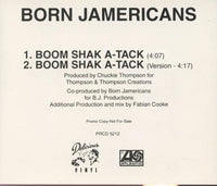 Born Jamericans: Boom Shak A-Tack Promo w/ Back Artwork