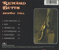 Richard Betts: Highway Call Remastered