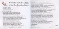 As Heard In The Hallowed Halls Of Lion Share Recording Studios Promo w/ Front Artwork