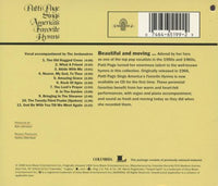 Patti Page: Sings America's Favorite Hymns w/ Punch Hole