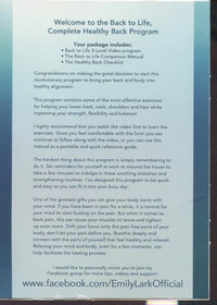 Back To Life: The Complete Healthy Back Program
