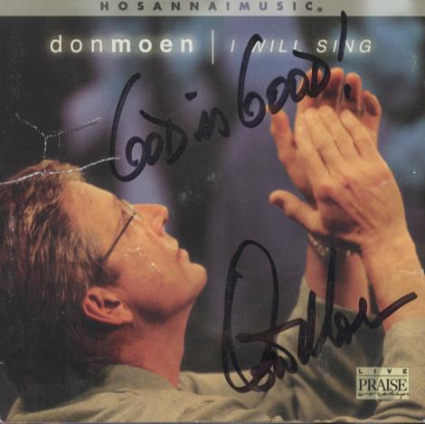 Don Moen: I Will Sing Signed w/ Damaged Artwork