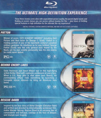 War Hero Collection: Patton / Behind Enemy Lines / Rescue Dawn 3-Disc Set