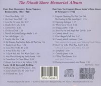 Dinah Shore: Memorial Album