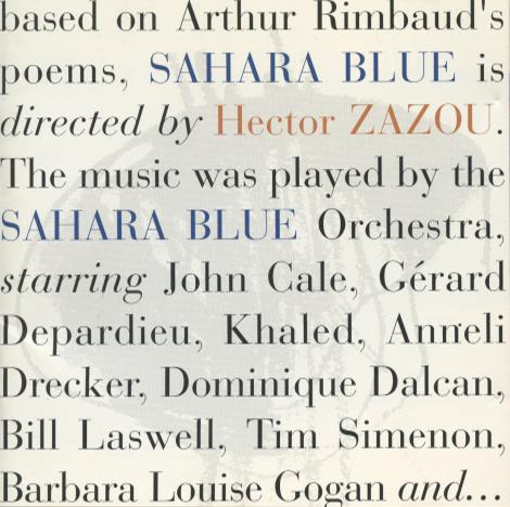 Hector Zazou: Sahara Blue