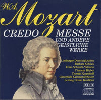W.A. Mozart: Credo Messe Und Andere Geistliche Werke