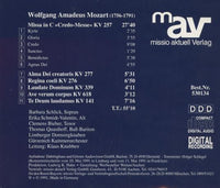 W.A. Mozart: Credo Messe Und Andere Geistliche Werke