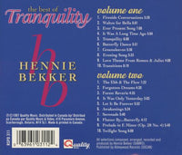 Hennie Bekker: The Best Of Tranquility 2-Disc Set
