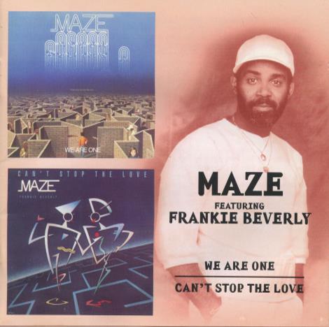 Maze Featuring Frankie Beverly: We Are One / Can't Stop The Love 2-Disc Set w/ Water Damage