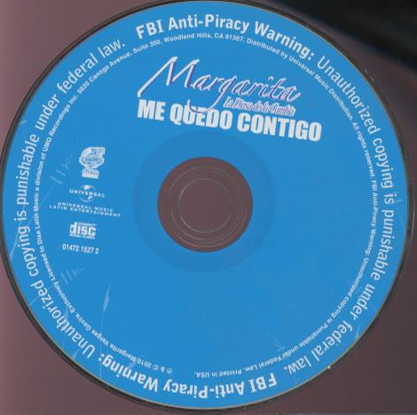 Margarita La Diosa De La Cumbia: Me Quedo Contigo w/ Back Artwork