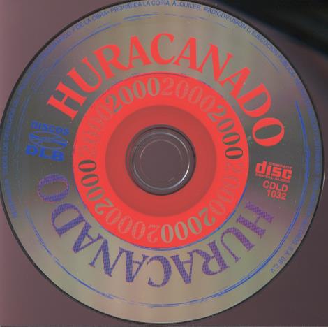Huracanado: 2000 w/ Back Artwork