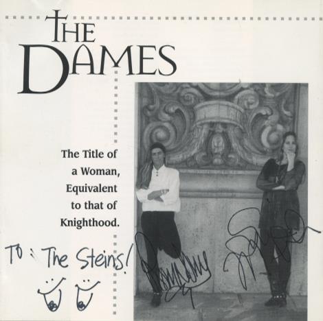 The Dames: The Title Of A Woman, Equivalent To That Of Knighthood Signed
