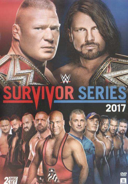 WWE Survivor Series 2017 2-Disc Set w/ Sticker