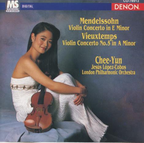Chee-Yun: Mendelssohn: Violin Concerto In E Minor / Vieuxtemps: Violin Concerto No. 5 In A Minor Signed