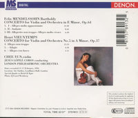 Chee-Yun: Mendelssohn: Violin Concerto In E Minor / Vieuxtemps: Violin Concerto No. 5 In A Minor Signed