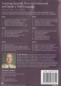 The Great Courses: Learning Spanish: How To Understand And Speak A New Language 6-Disc Set