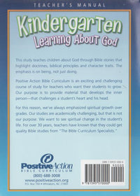 Kindergarten: Learning About God