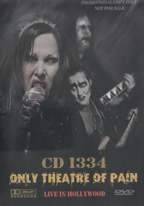 CD 1334: Only Theatre Of Pain: Live In Hollywood Promo