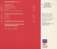 Vladimir Ashkenazy / RSO Berlin: Stravinsky Symphonies