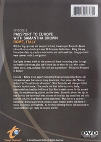 Passport To Europe With Samantha Brown: Rome, Italy Episode 1
