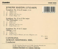 Joseph Haydn: Three Symphonies Vol. 1