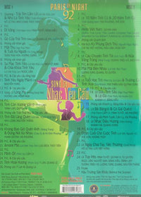 Paris By Night 92: Song Ca Nhac Yeu Cau 2-Disc Set