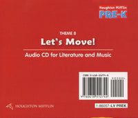 Houghton Mifflin Pre-K: Let's Move: Audio CD For Literature And Music Theme 8