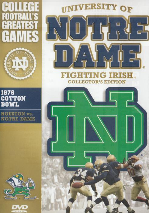 College Football&#39;s Greatest Games: University Of Notre Dame Fighting Irish: 1979 Cotton Bowl Collector&#39;s