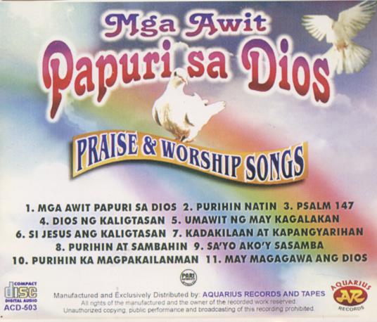 Bro. Art Ramasasa With The Millennium Gospel Singers: Mga Awit Papuri ...
