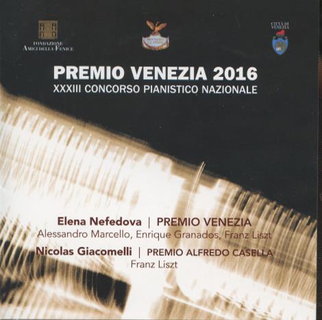 Premio Venezia 2016: XXXIII Concorso Pianistico Nazionale