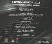 Premio Venezia 2016: XXXIII Concorso Pianistico Nazionale