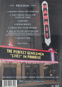 The Perfect Gentlemen Live! In Paradise w/ Postcard