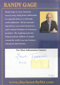 Check Out The Biz By Randy Gage