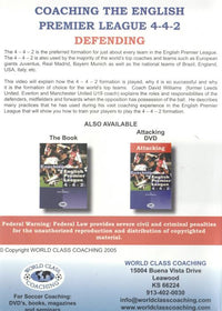 Coaching The English Premier League 4-4-2: Defending