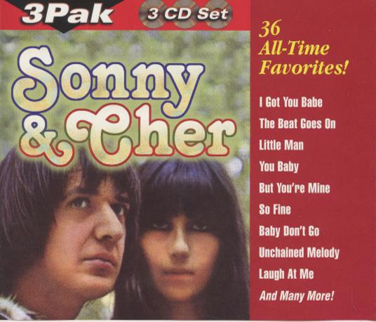 Sonny & Cher: 36 All-Time Favorites! 3-Disc Set