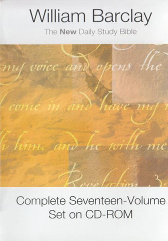 William Barclay: The New Daily Study Bible: Complete Seventeen-Volume Set On CD-ROM