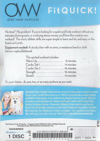 OWW Older Wiser Workouts FitQUICK! With Sue Grant