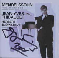 Jean-Yves Thibaudet: Mendelssohn: Piano Concertos 1 & 2 Signed