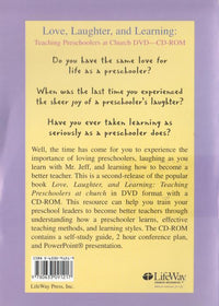 Love, Laughter, & Learning: Teaching Preschoolers At Church 2-Disc Set