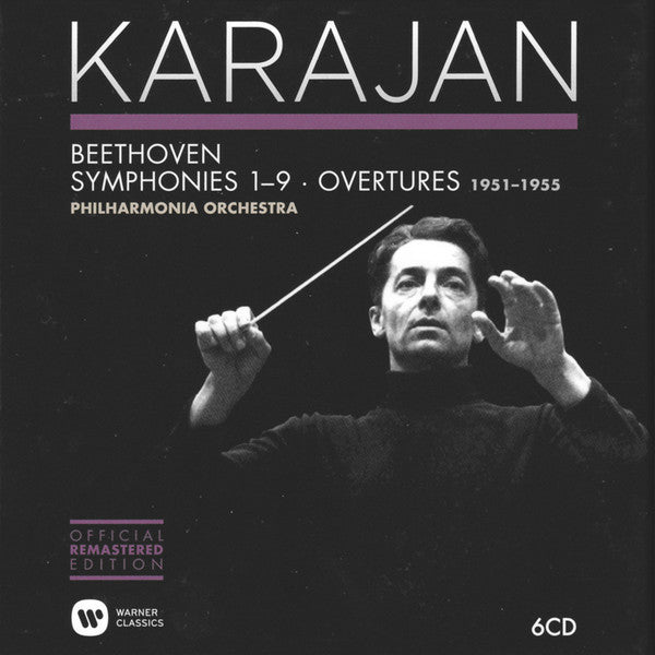 Karajan: Beethoven Symphonies 1-9: Overtures: 1951-1955 6-Disc Set