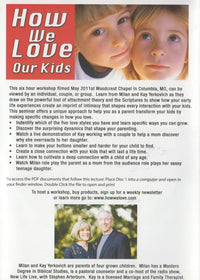 How We Love Our Kids: The 5 Love Styles Of Parenting 3-Disc Set - NeverDieMedia