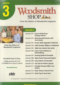 Woodsmith Shop: Season 3 3-Disc Set