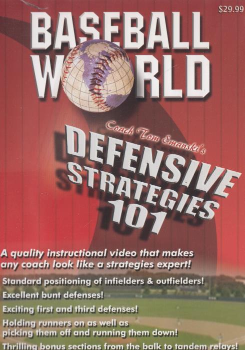 Baseball World: Coach Tom Emanski&#39;s Defensive Strategies 101