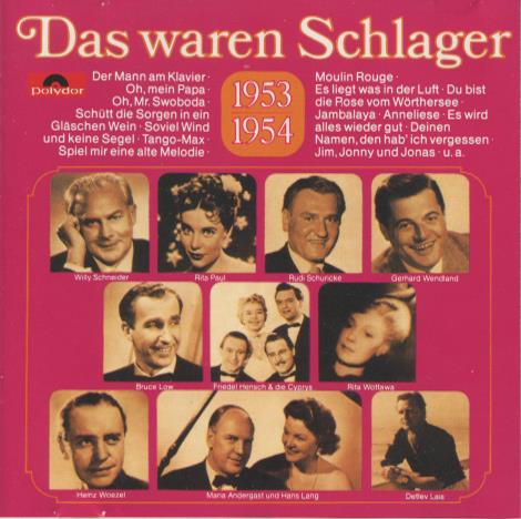 Das Waren Schlager 1953-1954 Disc 1