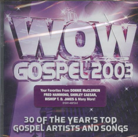WOW Gospel 2003 2-Disc Set w/ Cracked Case
