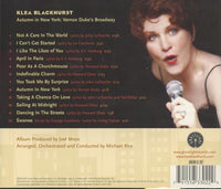 Klea Blackhurst: Autumn In New York: Vernon Duke's Broadway Signed