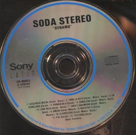 Soda Stereo: Dynamo w/ No Artwork