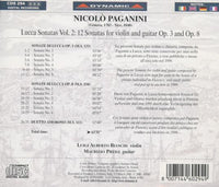 Nicolo Paganini: Lucca Sonatas Vol. 2