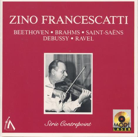 Zino Francescatti: Beethoven / Brahms / Saint-Saens / Debussy / Ravel