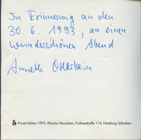 Annette Otterbein & Carsten Sabrowski: Arienabend Aus Dem Herrenhaus Kluvensiek Signed